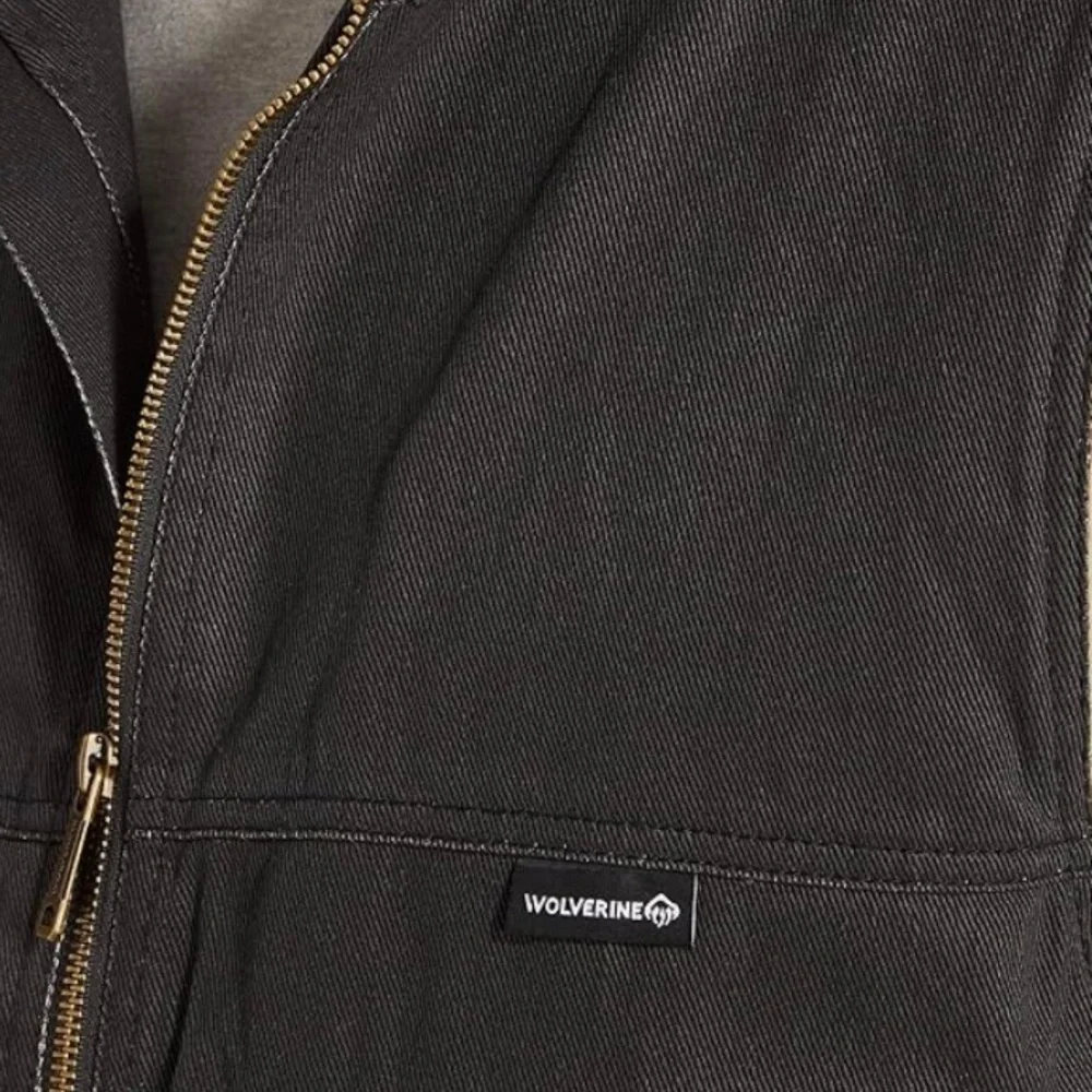 WOLVERINE Rugged Upland Twill Vest Sherpa Lined Green